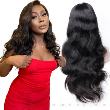 Lace Frontal Human Hair Wigs for Black Women,Remy Lace Front Wig Pre Plucked With Baby Hair,Cuticle Aligned Hair Body wave Wig